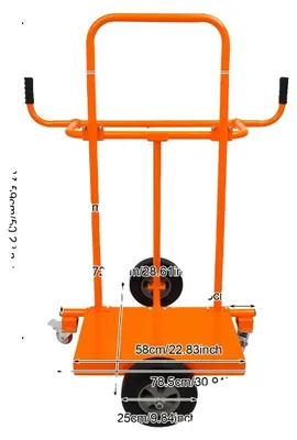 Produktbild von Panelwagen, 300 kg Tragfähigkeit, robuste Stahlkonstruktion, GELB
