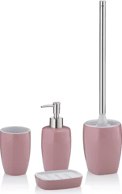 Produktbild von Kela WC-Garnitur Lindano rosenholz Keramik rosenho