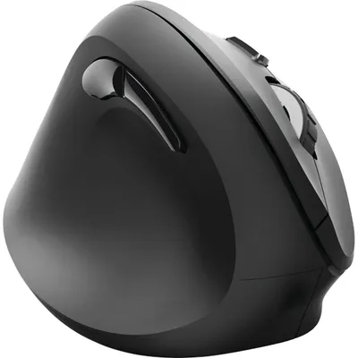 Image de Hama "EMW-500L" - Souris - ergonomique - pour gauchers - optique - 6 boutons - sans fil - 2.4 GHz - récepteur sans fil (USB) - noir