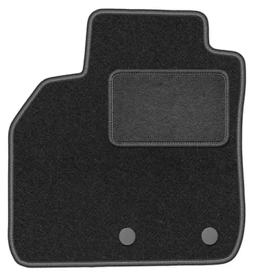 Immagine prodotto di Tappetino guidatore in moquette per Renault Scenic II 2003-2009 (monovolume) – 1 pezzo, grigio grafite, su misura – Wielganizator LUX