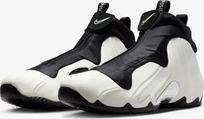 Produktbild von Nike Air Flightposite "Sail Black Metallic" Sneaker, Schwarz/Weiß, Größe: 41