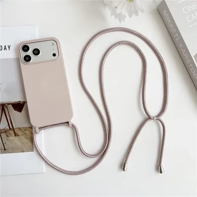 Produktbild von iPhone 18 Pro / 17 Pro Hülle - Coverup Colour TPU Back Cover mit Handykette - Rosa