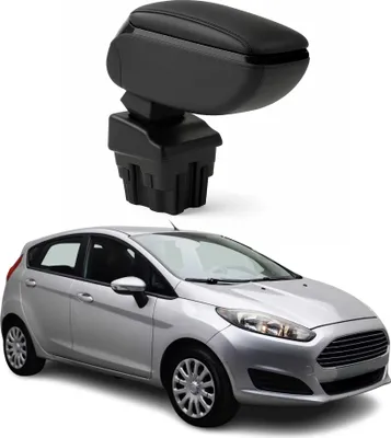 Image de Accoudoir pour Ford Fiesta Break 2009-2016 Vinyl Abs Noir Coulissant