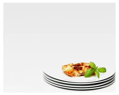 Produktbild von 6er Set Speiseteller Ø 24 cm aus weißem Porzellan für 6 Personen