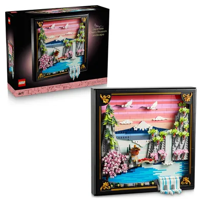 Image de LEGO Art Paysage avec fleurs de cerisier japonais 31218