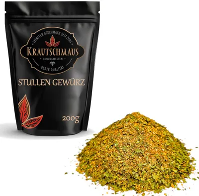 Produktbild von 200g Gewürz für Stullen von Krautschmaus, schonend getrocknet, voller Geschmack