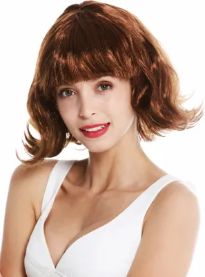 Produktbild von WIG ME UP Perücke Longbob Kurz Braun Wellig 90793-ZA6A