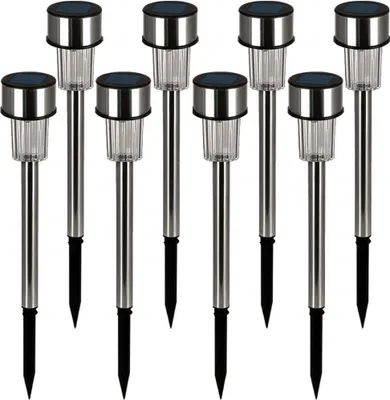 Produktbild von Gartenleuchte Solarleuchte Gartenlampe Außen Solar LED Solarlampen Garten Balkon 8er Set