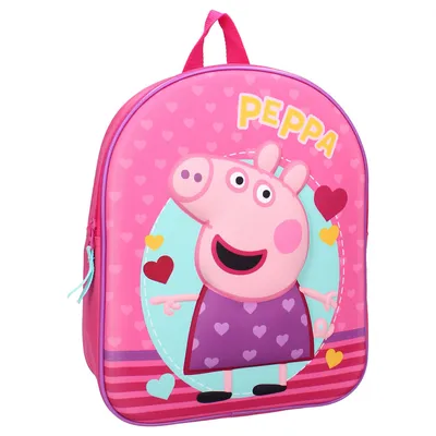 Produktbild von VadoBag Peppa Strong Together 3D Kinderrucksack Peppa Wutz