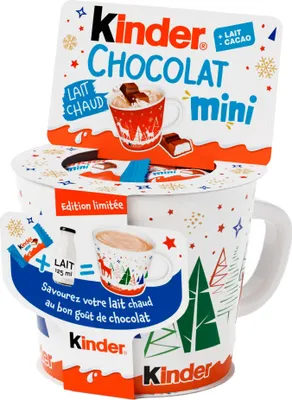 Produktbild von kinder Weihnachtasse mit kinder Schokolade minis (102g) keine Motivwahl