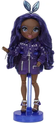 Produktbild von Rainbow High Fashion Doll- Krystal Bailey – Indigo, Große Puppe, Weiblich, 5 Jahr(e), Mädchen, Mehrfarbig