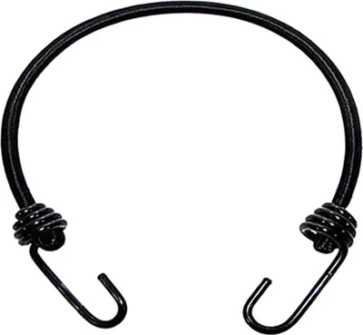 Produktbild von Messingschlager Gepäckgurt L=600mm, Ø=10mm, 2 Haken, schwarz
