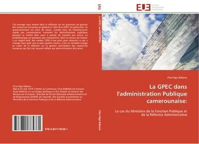 Produktbild von La GPEC dans l'administration Publique camerounaise:
