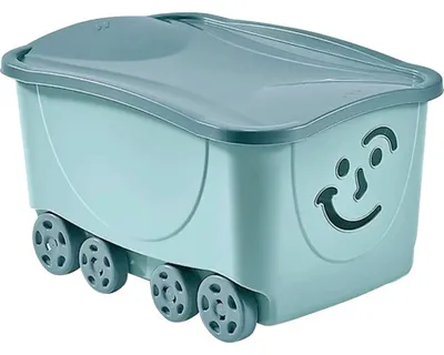 Obrázek produktu pro Box na hračky Fancy Roller s kolečky modrý 58 x 32 x 39 cm