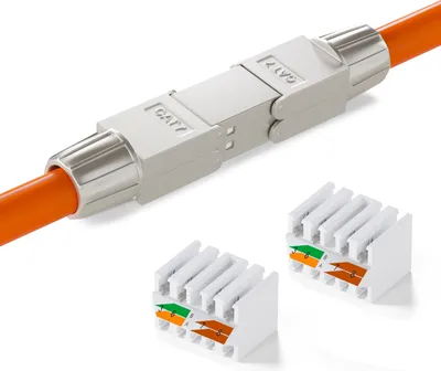 Produktbild von hb-digital Netzwerkkabel Verbinder CAT 7 LSA Adapter werkzeuglos