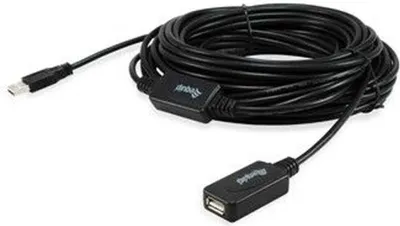 Imagen del producto de Equip 133311 Equip USB Kabel 2.0 A -> A       St/Bu 15.00m Verl. aktiv sw