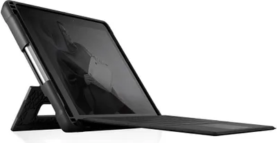 Produktbild von stm goods, Hülle für Microsoft Surface Go Dux Verstärkte Hülle mit Surface Pen Slot, Schwarz transparent