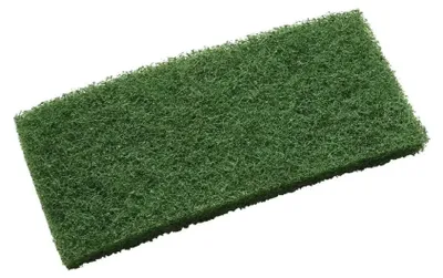 Immagine prodotto di Tampone manuale verde, 12 x 25 x 0,8cm, per pulizia, 10 pezzi