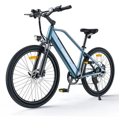 Image de MileTrail 1 : VTT électrique pour adultes, 250W, 36V 13Ah, autonomie jusqu'à 120 km, pneus de VTT de 26 pouces, freins à disque mécaniques