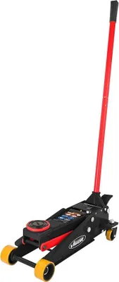 Produktbild von Hydraulik-Rangier-Wagenheber (Belastbarkeit: bis zu 3 t, Gewicht: 31 kg) V6029, Schwarz-Rot, bis 3 Tonnen