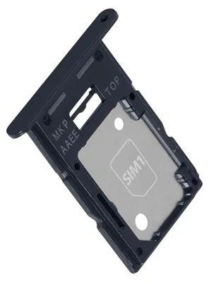 Produktbild von Samsung, SIM-Halter Dual Nano SIM oder MicroSD für Galaxy A15 4G SP, Schwarz