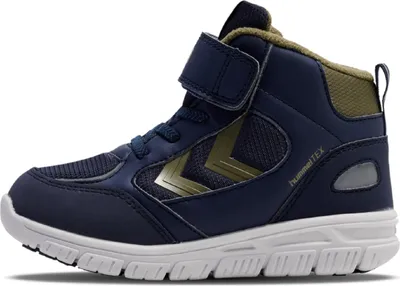 Produktbild von Hummel X-Light 2.0 Mid Tex Waterproof Jr Klett Winterstiefel Schuhe Sneaker blau/grün/weiß 229877-7381, Schuhgröße:32 EU