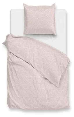 Produktbild von Zohome Shell Nude Bettbezug Petali di Lino - 155x220 cm + 1 Kissenbezug - Hergestellt aus 100% Baumwolle