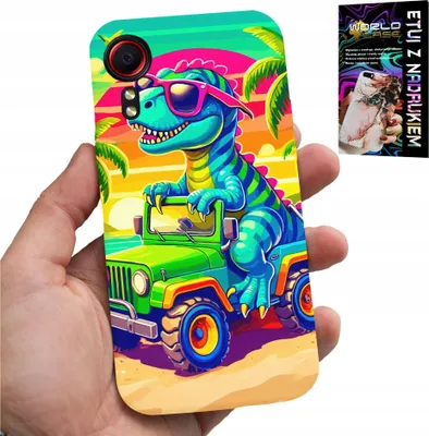 Obrázek produktu pro Pouzdro Pro Samsung Galaxy Xcover 5 - Dinosaurus V Náklaďáku Design Pro Děti