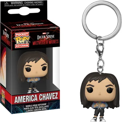 Produktbild von Marvel Studios Doctor Strange - America Chavez  - Schlüsselanhänger Funko Pocket POP! Keychain