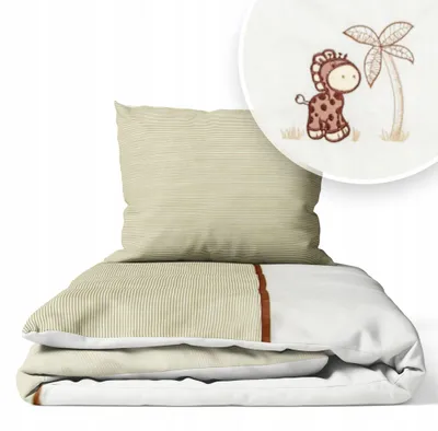 Produktbild von Kinderbettwäsche 90x120 Baumwolle Baby Bettwäsche Set 90x120 + 40x60 Kissenbezug Jungen & Mädchen Kleinkind Bettbezug