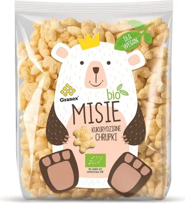 Zdjęcie produktu dla CHRUPKI KUKURYDZIANE MISIE80 g - GRANEX