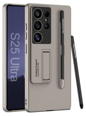 Produktbild von Für Samsung Galaxy S25 Ultra GKK Halterung Hülle Stifthalterung + Stift Titan