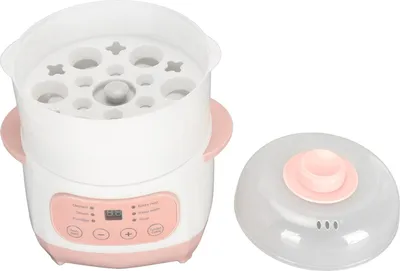 Obrázek produktu pro Elektrický gulášový hrnec Jmenování časování Smart Prevent Dry Burning Cooker Keramický polévkový hrnec pro domácí kuchyni růžový 1L EU Plug 220V