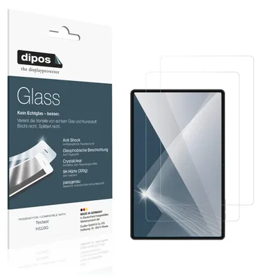 Immagine prodotto di 2x Pellicola Protettiva per Teclast H110G Protezione Vetro Flessibile 9H dipos