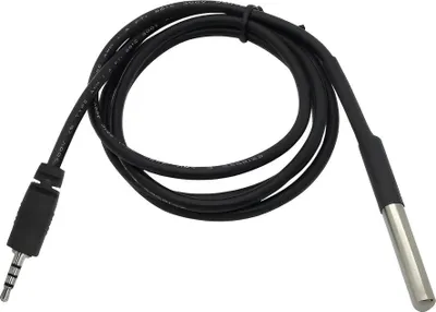 Zdjęcie produktu dla Wodoodporny czujnik temperatury Sonoff DS18B20 czarny (IM160712003)