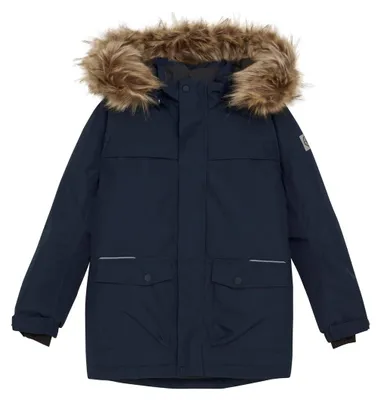 Produktbild von Color Kids Kinder Winterjacke Parka W. Fake Fur 742331 Blau 134