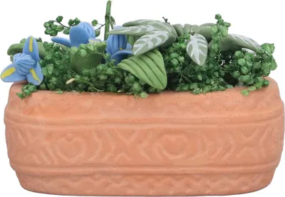 Productafbeelding van Poppenhuis Mini Bloementuin, doe-het-zelf miniatuur groen accessoires, cadeau voor jongens en meisjes