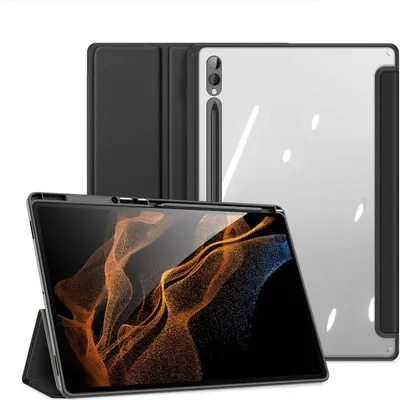 Produktbild von Schutzhülle für Galaxy Tab S10 Ultra / S9 Ultra / S8 Ultra, Dux Ducis Toby, Schwarz