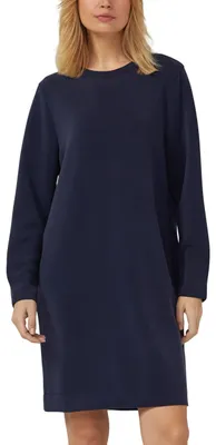 Produktbild von s.Oliver Damen Kleid – Scuba, Langarm, Faltendetail