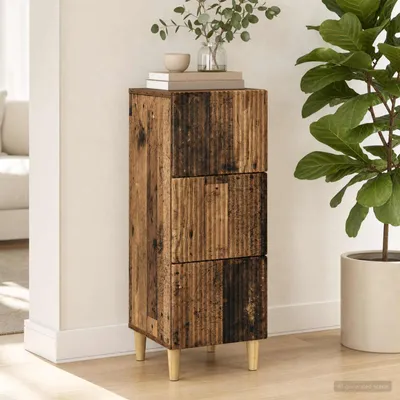 Obrázok produktu pre vidaXL Komoda z recyklovaného dreva 33 x 34,5 x 90 cm drevotrieska