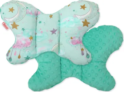 Immagine prodotto di Cuscino antiurto a forma di farfalla BOBONO - Mint Moons