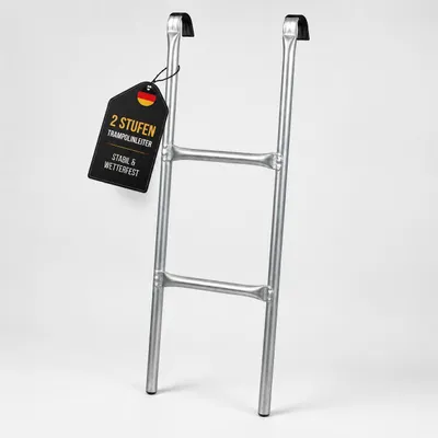 Produktbild von Trampolinleiter Sichere Leiter mit 2 Stufen – rutschfest & wetterfest