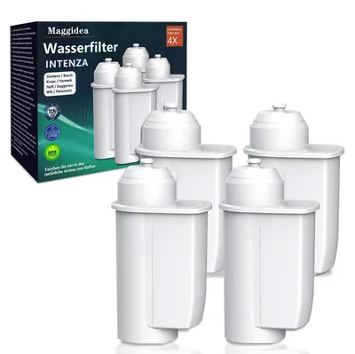 Immagine prodotto di Filtri per l'acqua per macchine da caffè automatiche Siemens serie EQ, confezione da 4 pezzi
