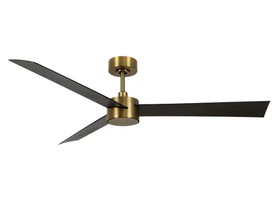 Zdjęcie produktu dla Energooszczędny wentylator sufitowy z pilotem Climate IV mosiądz 132 cm
