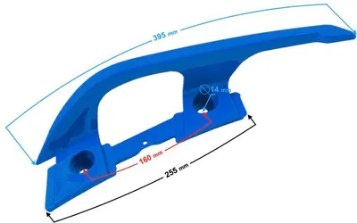 Produktbild von Halterung - Beifahrergriff rechts blau für B-Max-Roller