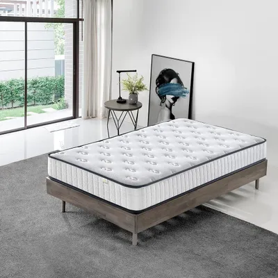 Produktbild von DEWINNER Matratze 90 x 190 cm | Schaumstoff 22 cm und Memory-Schaum | perfekte Unterstützung, hohe Widerstandsfähigkeit, ultra-atmungsaktiv