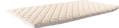 Produktbild von Breckle Wendetopper Lammflor & Polyester 4 cm dick atmungsaktiv elastisch mit 4 Eckgummis