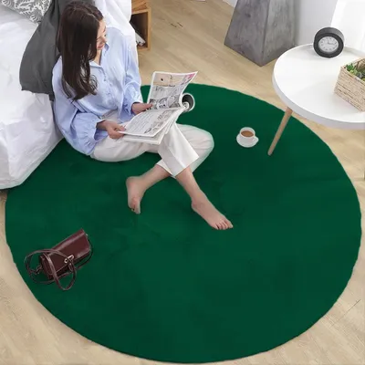 Zdjęcie produktu dla Dywan okrągły Rabbit Strado 100x100 BottleGreen (Zielony)