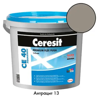 Produktbild von Verfugungsmischung Ceresit Ce 40 Anthrazit, 13