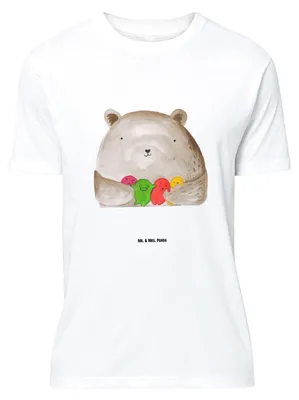 Produktbild von Mr. & Mrs. Panda Größe XL T-Shirt Bär Gefühl - Weiß - Geschenk, Tshirt, Shirt, Verrückt, Durchgedreht, Wahnsinn, mit Spruch, Teddy